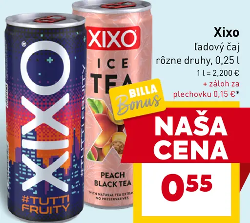 Xixo Ľadový čaj plechovka