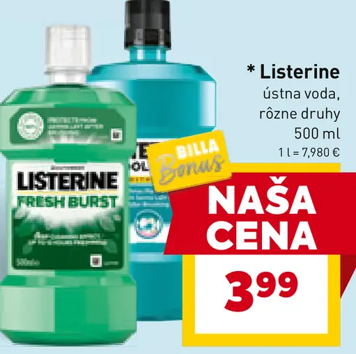 Listerine ústna voda