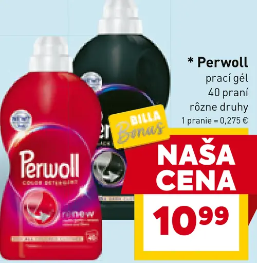 Perwoll prací gél