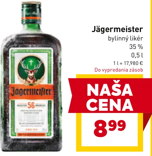 Jägermeister bylinný likér