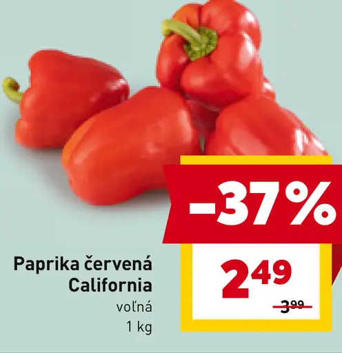Paprika červená California