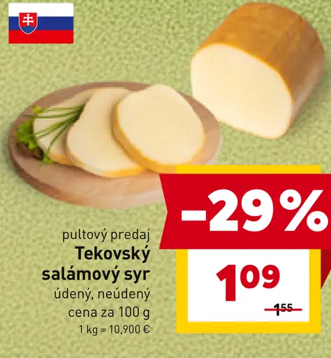 Tekovský salámový syr