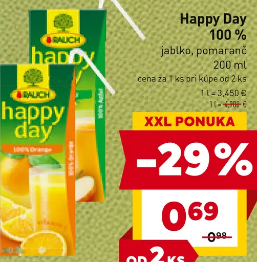 Happy Day jablko pomaranč