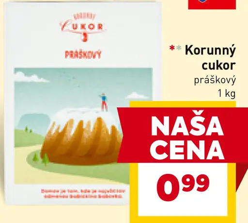 Korunný Cukor Práškový