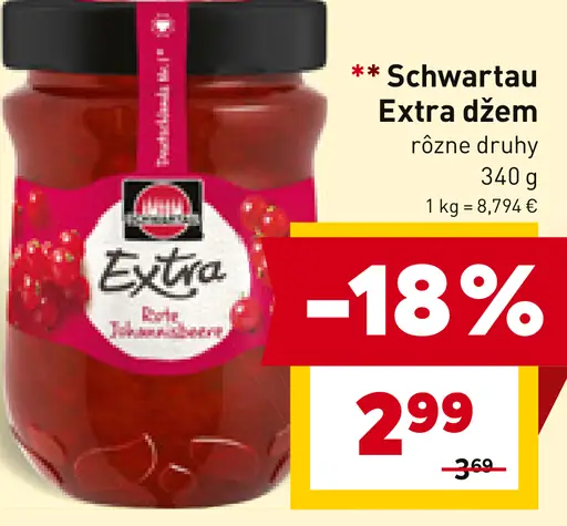 Schwartau Extra džem