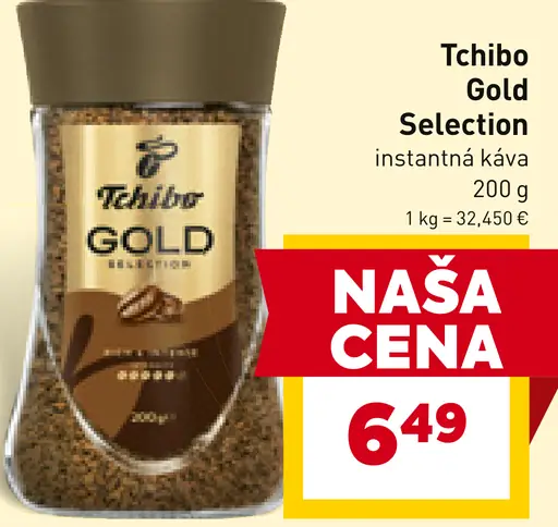 Tchibo Gold Selection instantná káva