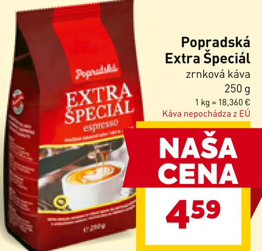 Popradská káva Extra Špeciál