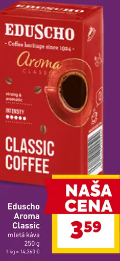 Eduscho Aroma Classic pražená mletá káva