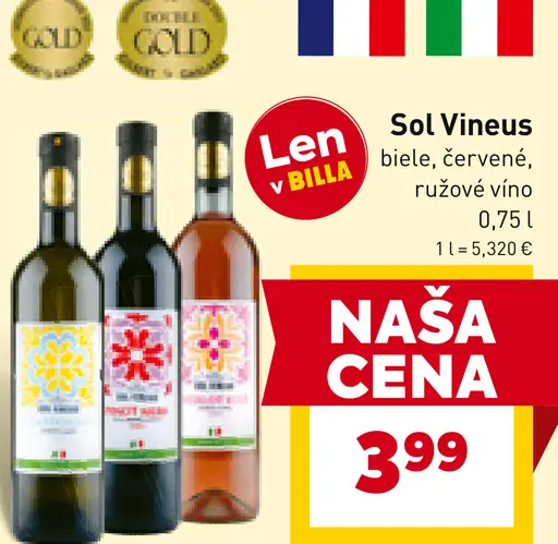Sol Vineus červené víno