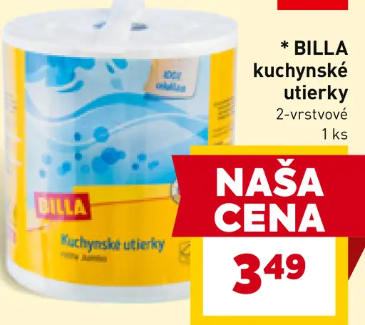 BILLA kuchynské utierky