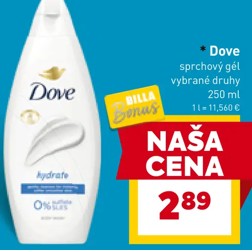 Dove sprchový gél