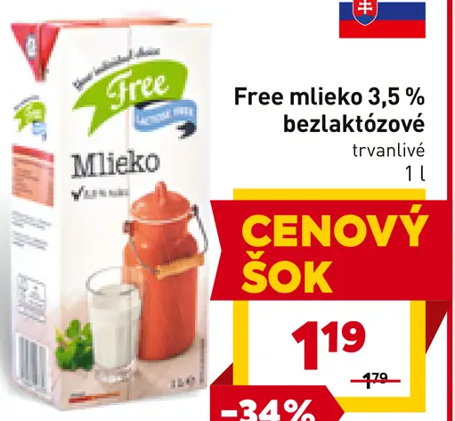 Free mlieko