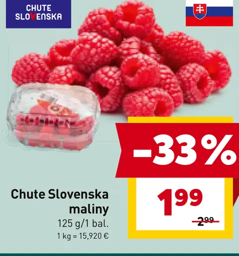 Chute Slovenska maliny