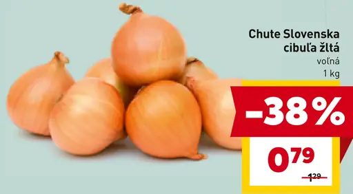Chute Slovenska cibuľa žltá