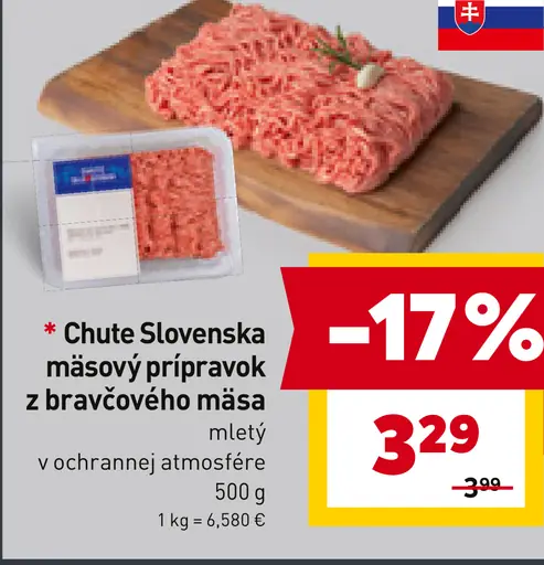Chute Slovenska Mäsový prípravok z bravčového mäsa