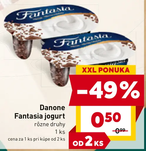 Danone Fantasia jogurt