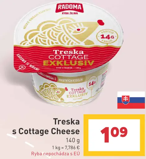 Radoma Treska s Cottage Cheese