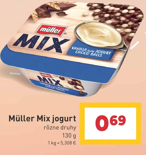 Müller Mix jogurt