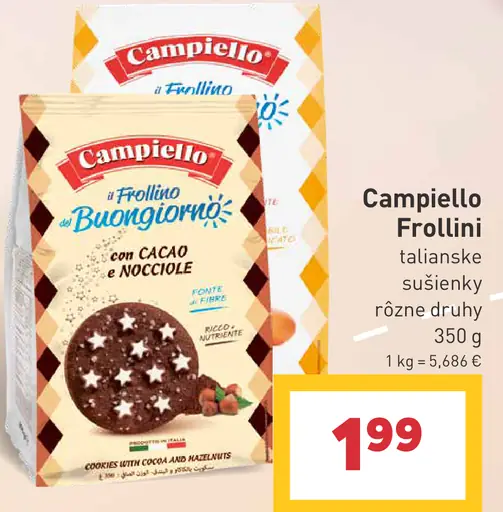 Campiello Frollini talianske sušienky
