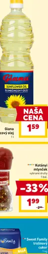 Giana Slnečnicový olej