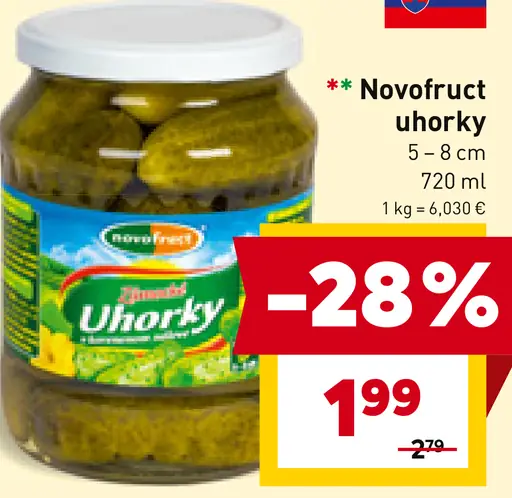 Novofruct Uhorky