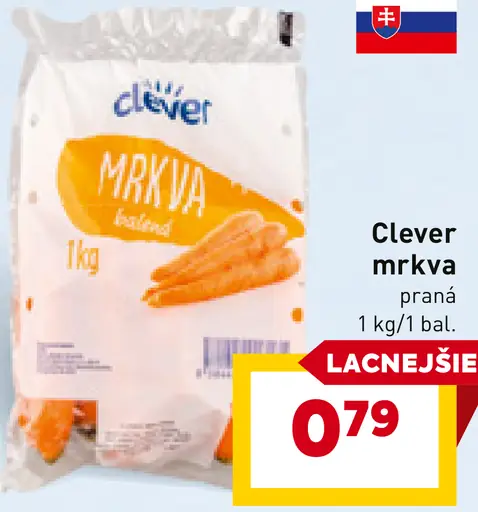 Clever mrkva praná