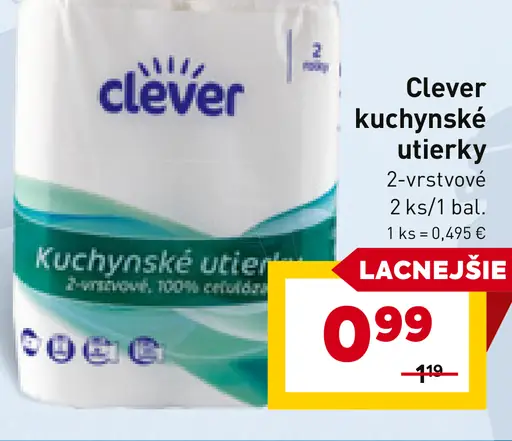Clever kuchynské utierky