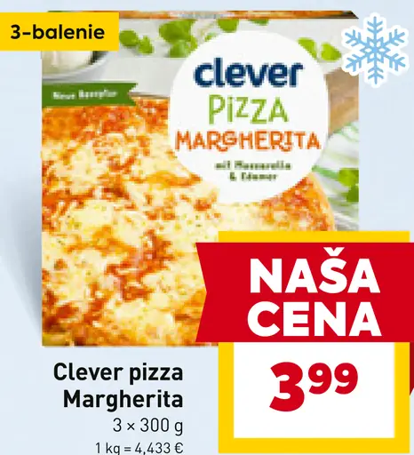 Clever pizza Margherita