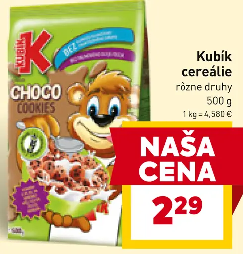 Kubík cereálie