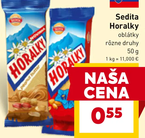 Sedita Horalky oblátky