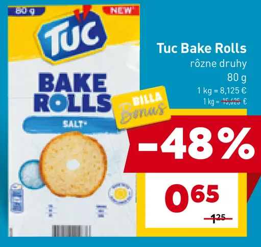Tuc Bake Rolls