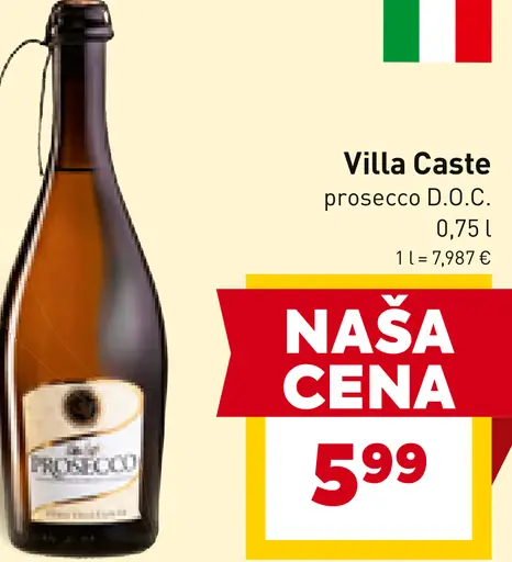 Villa Caste prosecco D.O.C.