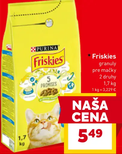 Friskies granuly pre mačky