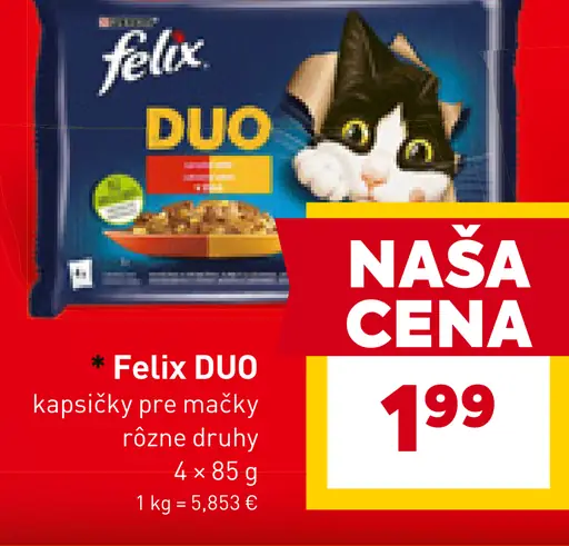 Felix kapsičky pre mačky