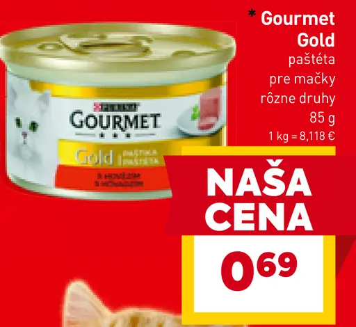 Gourmet Gold paštéta pre mačky