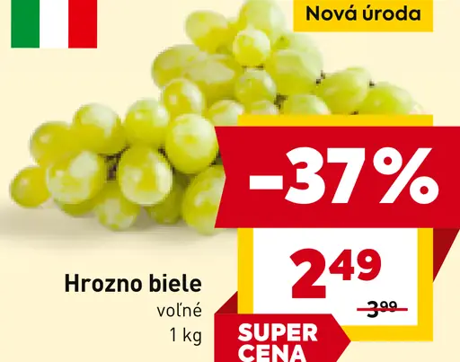Hrozno biele