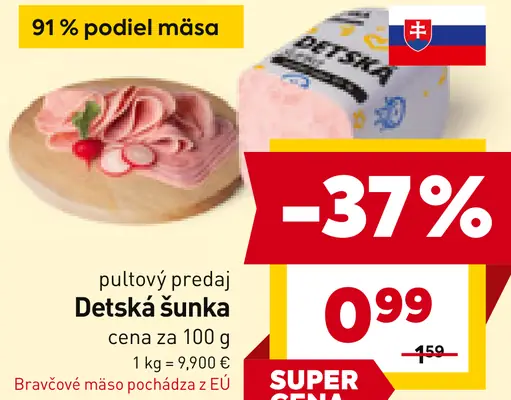 Detská šunka