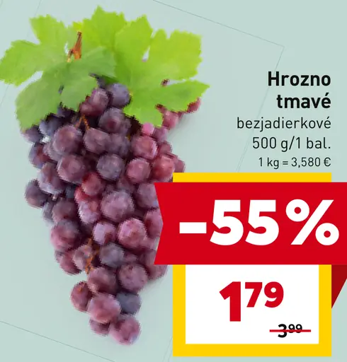 Hrozno tmavé bezjadierkové