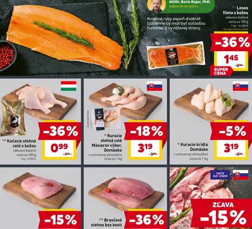Losos fileta s kožou