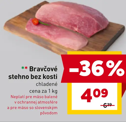 Bravčové stehno bez kosti