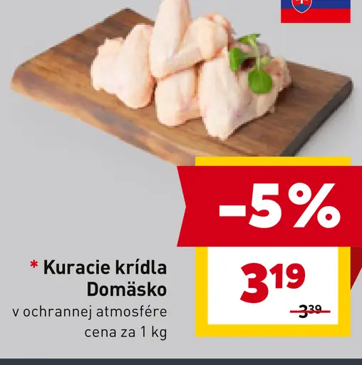 Kuracie krídla Domäsko
