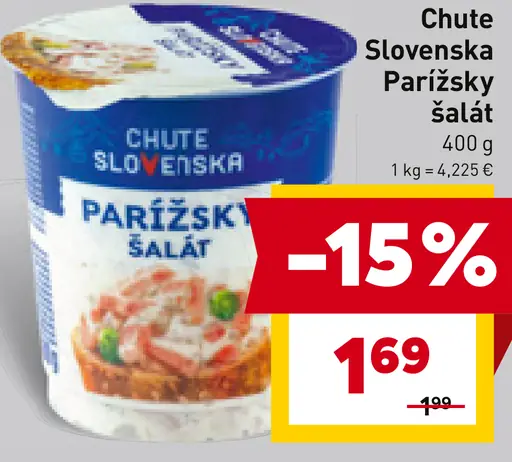 Chute Slovenska Parížsky Šalát
