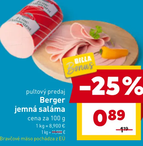 Berger Jemná saláma