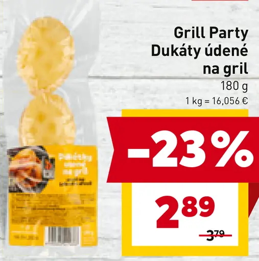 Grill Party Dukáty údené na gril