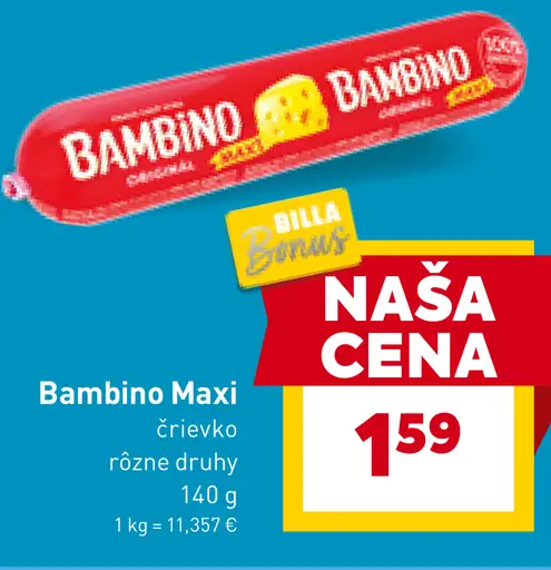Bambino Maxi črievko
