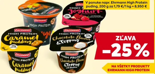 Ehrmann High Protein puding deľaktózaný