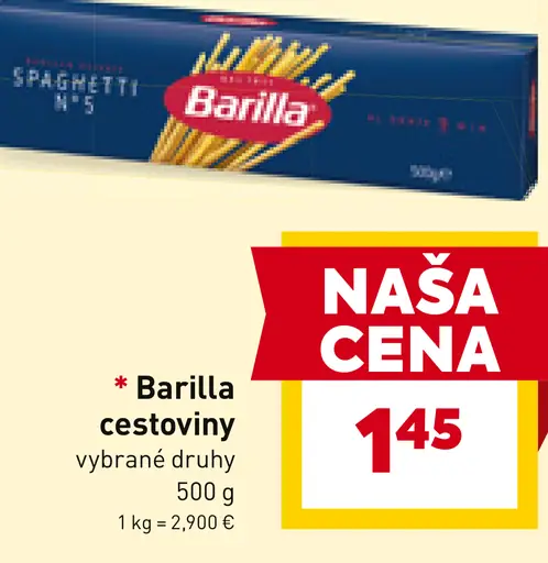 Barilla cestoviny