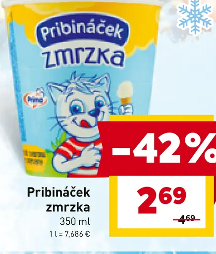 Pribináček zmrzka