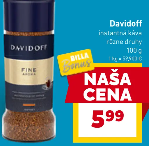 Davidoff Instantná káva