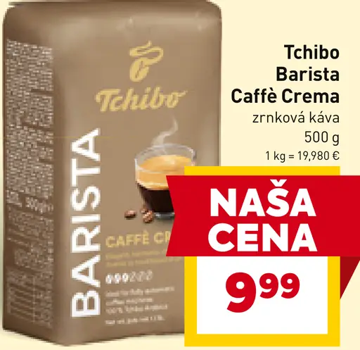 Tchibo Barista Caffè Crema pražená zrnková káva